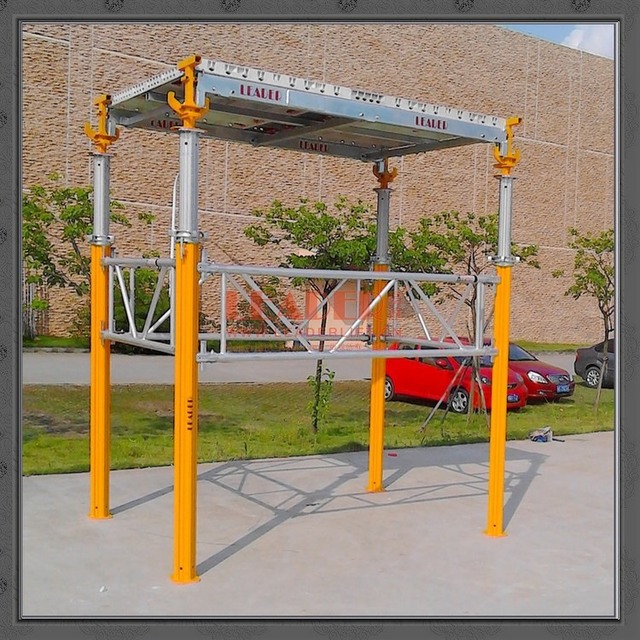 铝合金支撑 建筑铝柱多向连接方便施工 建筑混泥土施工支撑件