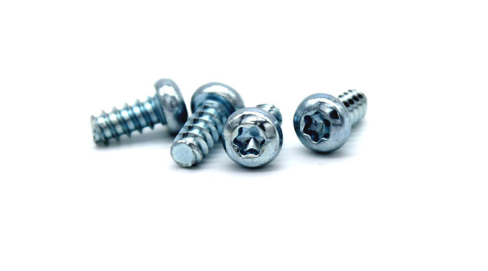 梅花槽盘头自攻 螺丝8.8级 蓝白锌(4