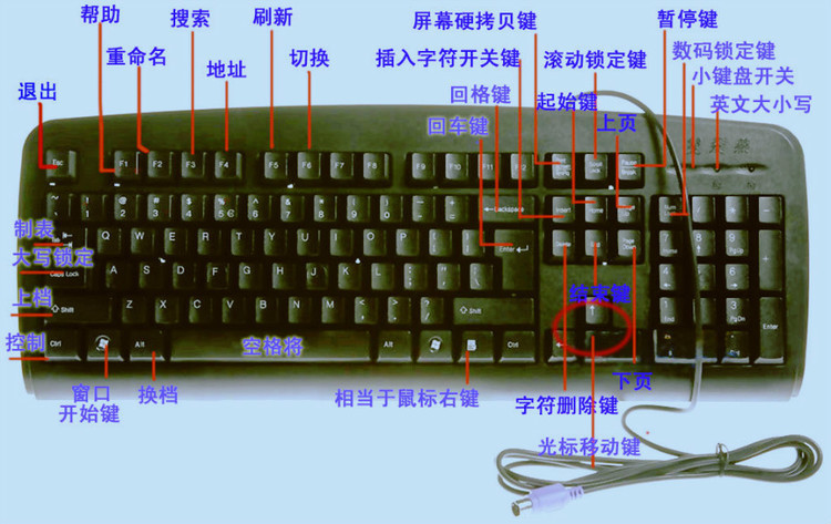 电脑键盘排序图片图片