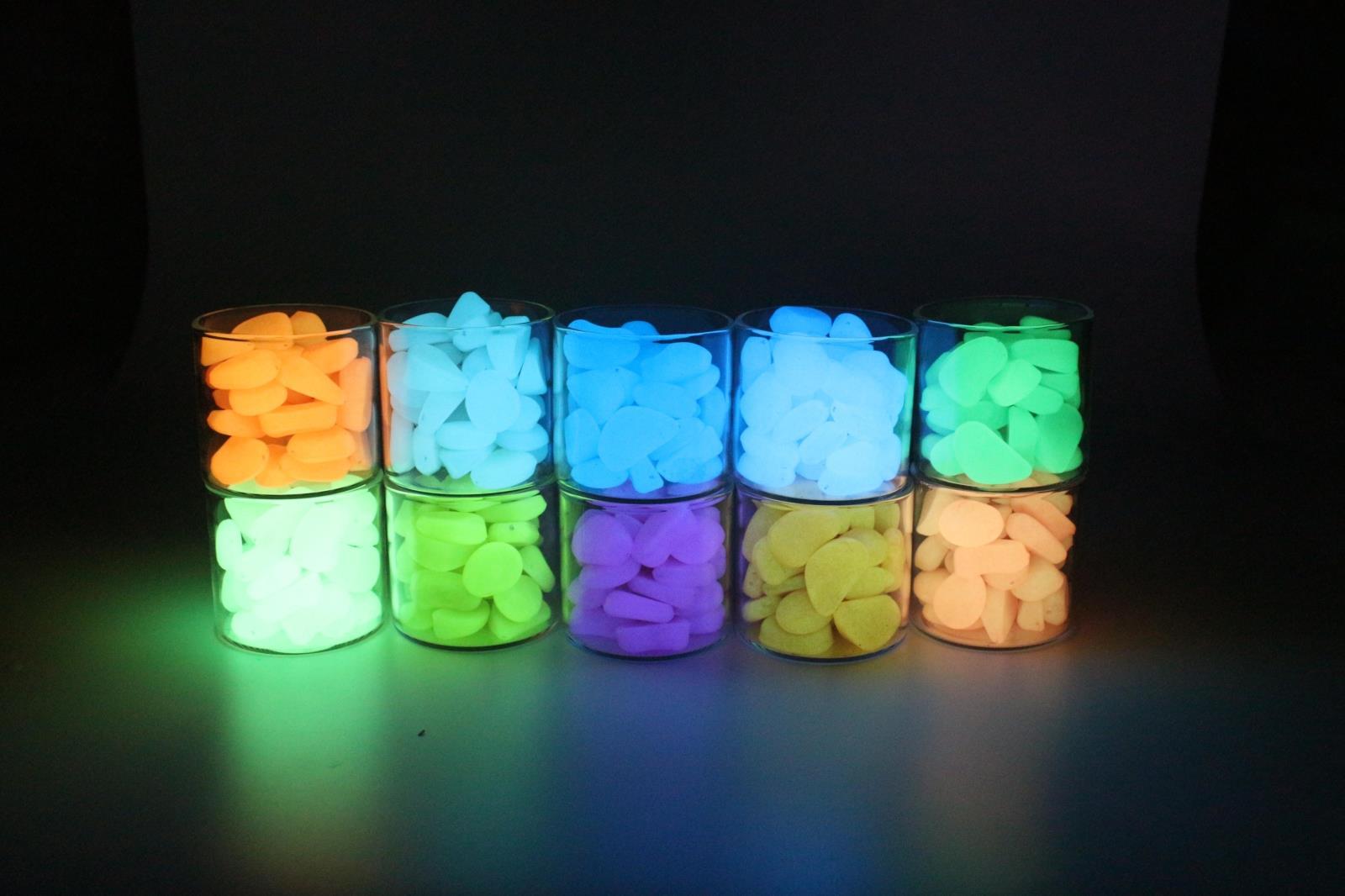 批发夜光石 鹅卵石夜光石子夜光石头 荧光石头夜光石1000克