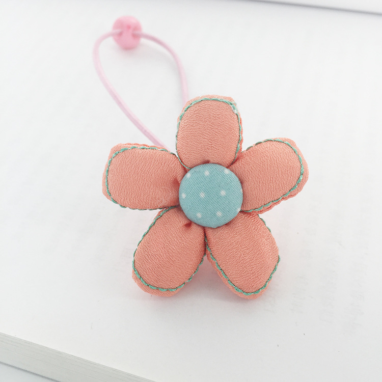 韩版头饰淘宝热卖女生扎头发的饰品手工制作立体布艺五角星鸭嘴夹