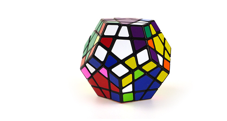 【圣手 五魔方黑白底 7099a】竞速拧专用比赛魔方 带秘籍5魔方