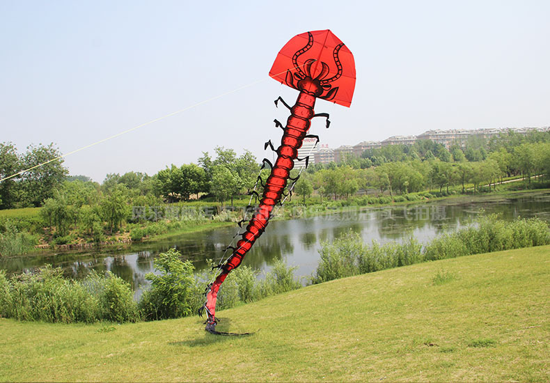 蜈蚣风筝 潍坊风筝批发 微风风筝 厂家直销 风筝批发 伞布风筝