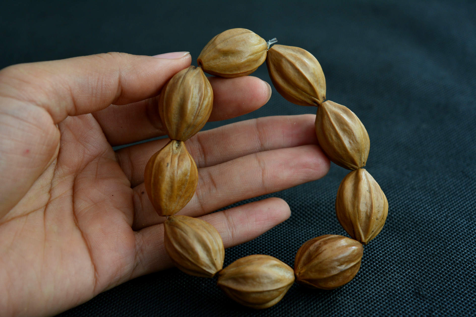 承宣核雕 纯手工橄榄核 四花怪籽手串 橄榄胡工艺品 文玩把玩批发