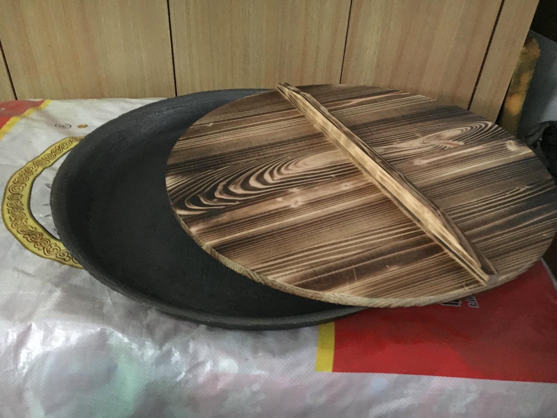 平底煎饼铁锅生煎锅 烙饼锅 炒凉粉 水煎包专用平底锅 铸铁平底锅