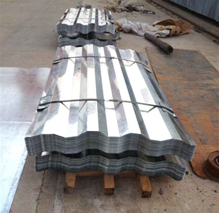 瓦楞板波浪板 白皮镀锌瓦楞 板楼承板建筑建材钢板