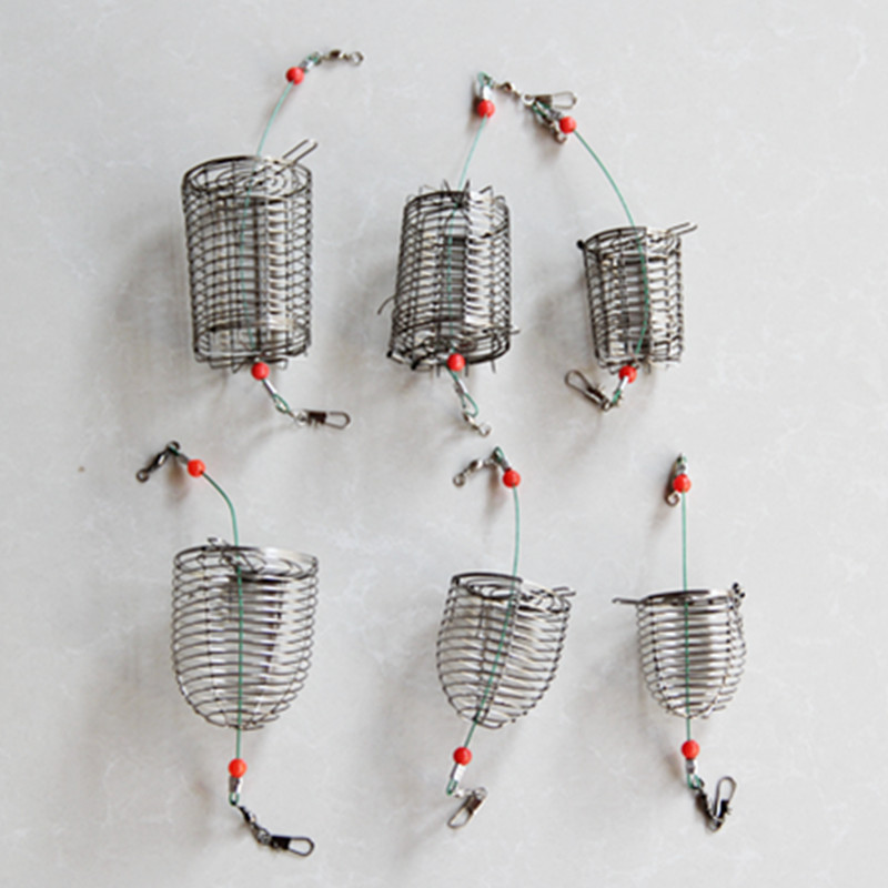 打窝笼诱饵笼鱼饵笼不锈钢金属钓鱼饵笼钓鱼用品小配件渔