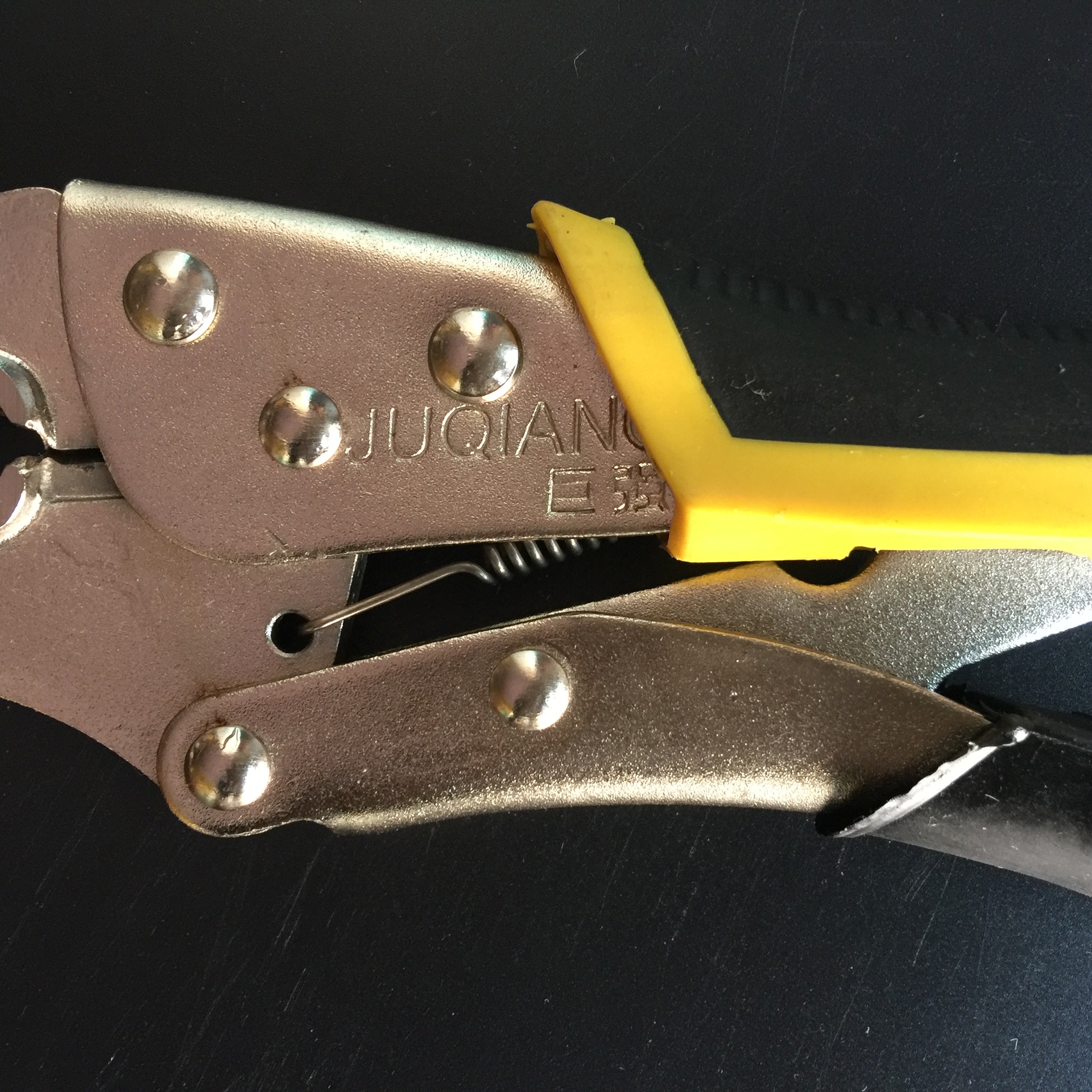 批发10寸胶柄大力钳 反打圆口大力钳