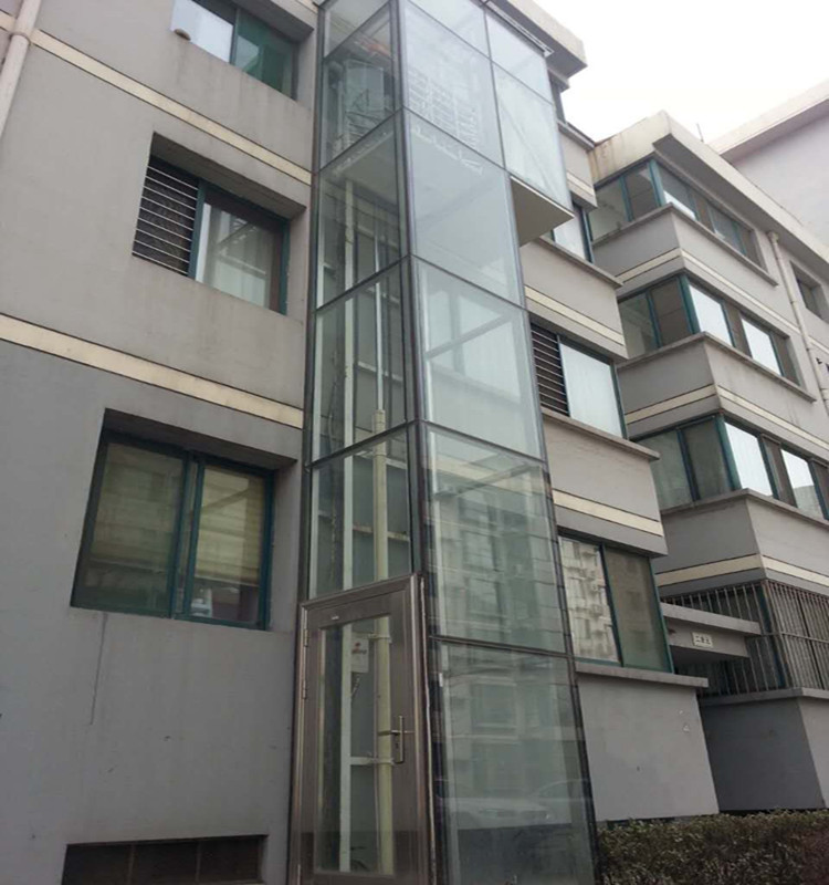 复式别墅电梯观光家用小型二层三层家用电梯 小型液压升降电梯