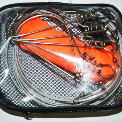 钢丝鱼扣 精品 鱼锁活鱼扣 带浮力棒穿鱼器 垂钓用品套装批发