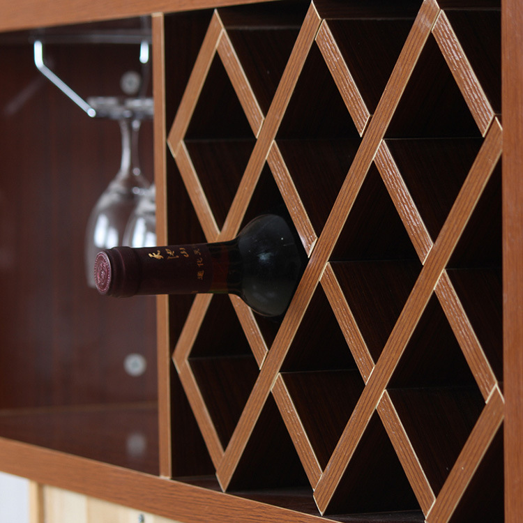 家用酒格红酒架酒柜简约现代格子墙上置物架悬挂客厅