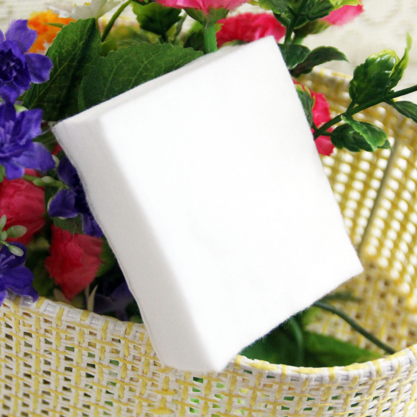 化妆棉 盒装美容护肤棉美妆卸妆棉50片纸纤维一次性棉片2004