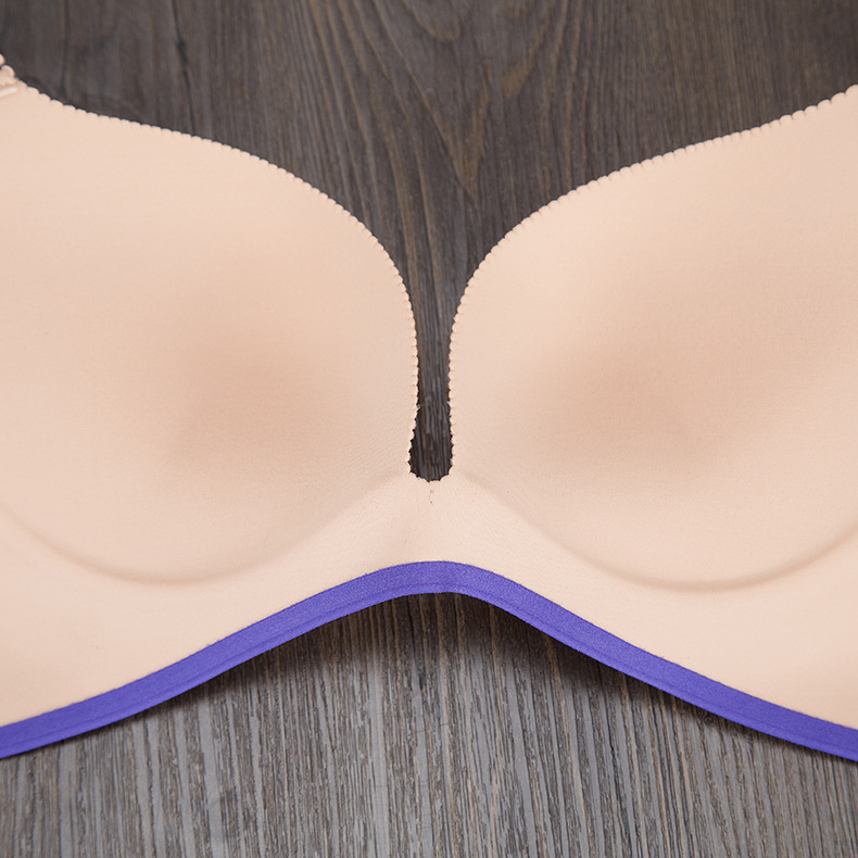 喜丽 新款聚拢型无痕内衣锦纶 一片式无钢圈 njr3001 防走光