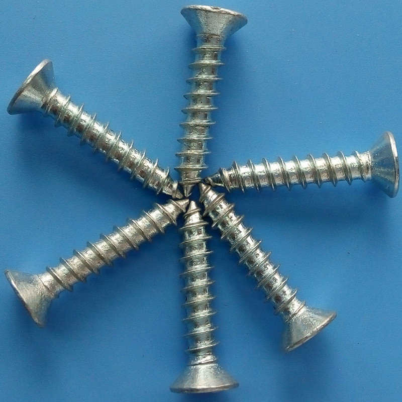 自攻螺钉 十字槽沉头尖尾自攻螺钉5*25