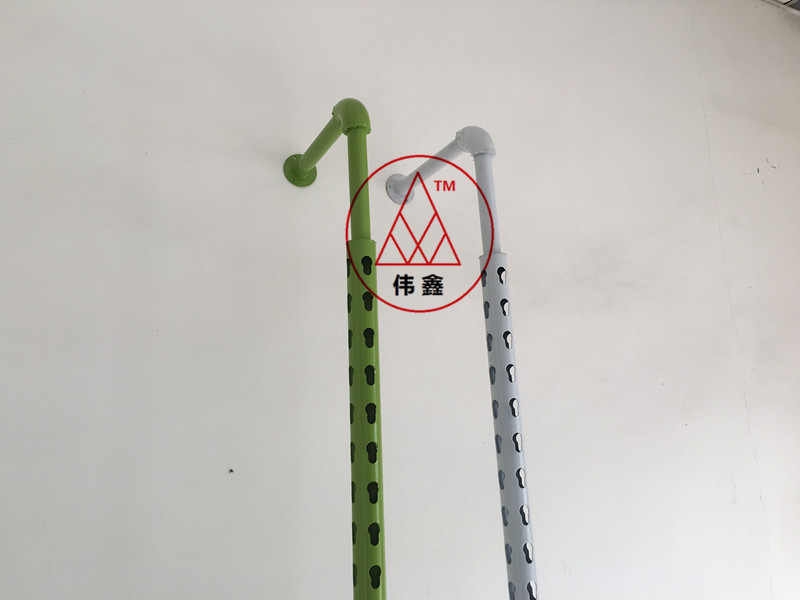 厂家自销款冲天柱/喷塑葫芦柱/7字型立柱 服装展示柱