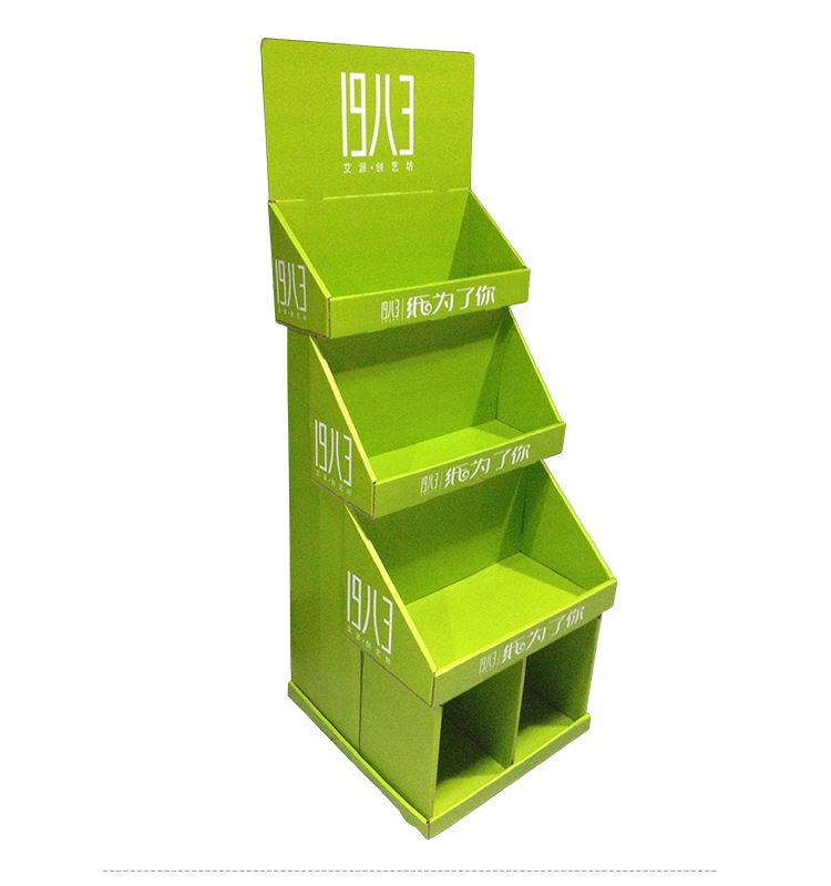 超市便利店促销展示堆箱 纸质推头方箱高强瓦楞纸堆头 纸货架定制