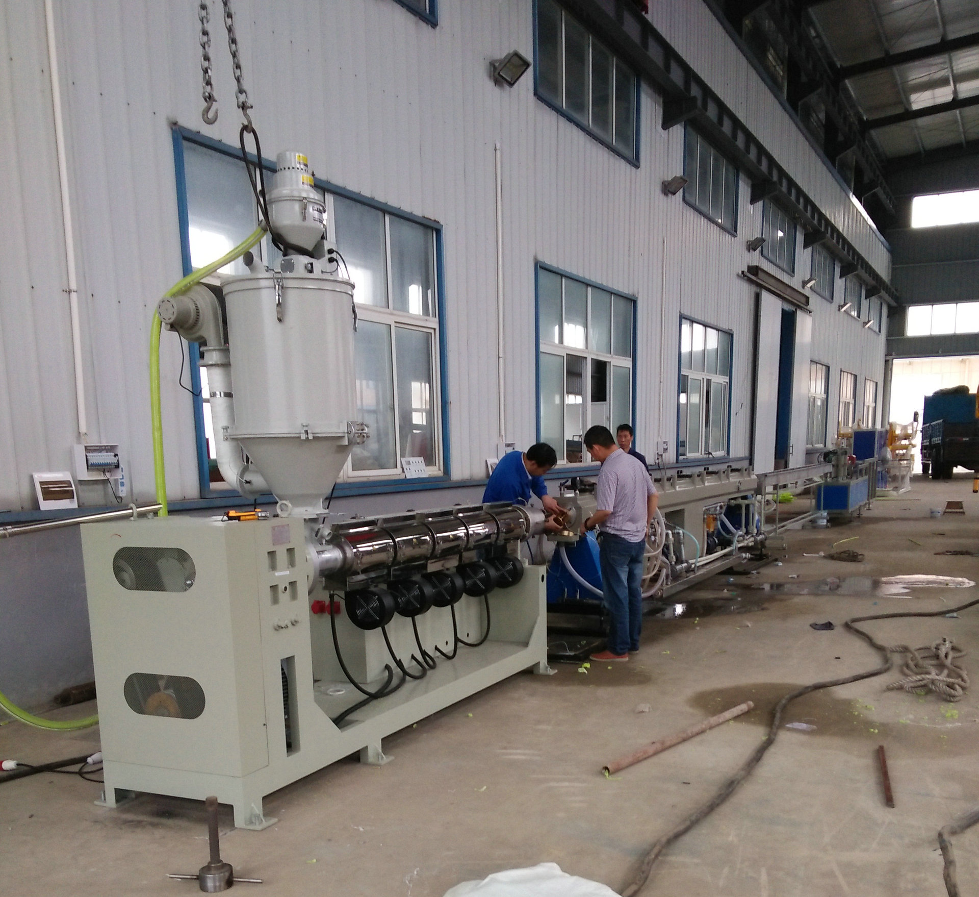 发金华pp管材挤出机塑料管材挤出设备