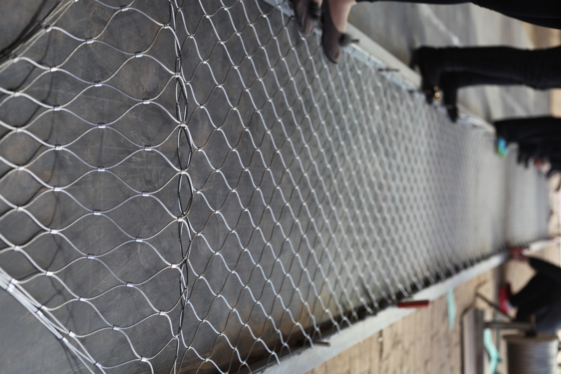 不锈钢边坡防护网,编织绳网,各种规格加工定做,高效生产品质.