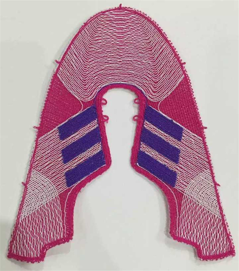 厂家直销 男女高档运动鞋飞线3d针织鞋面 透气休闲鞋面