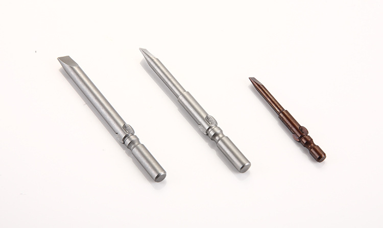 801电动螺丝刀一字批咀电批一字旋具5mm柄一字批头