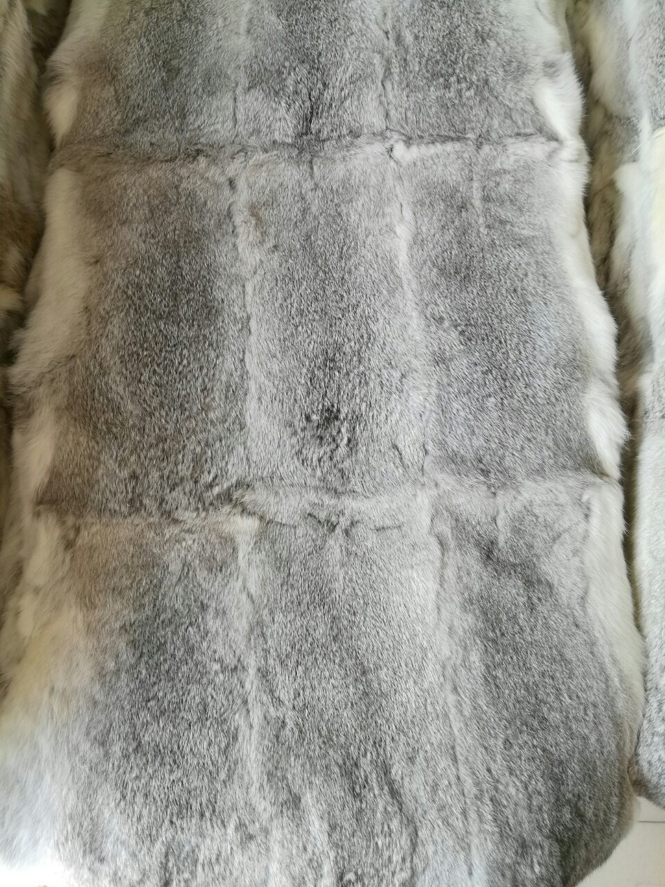 兔皮兔毛褥子 草灰兔毛青草褥片 自然灰皮草皮毛衣服鞋子