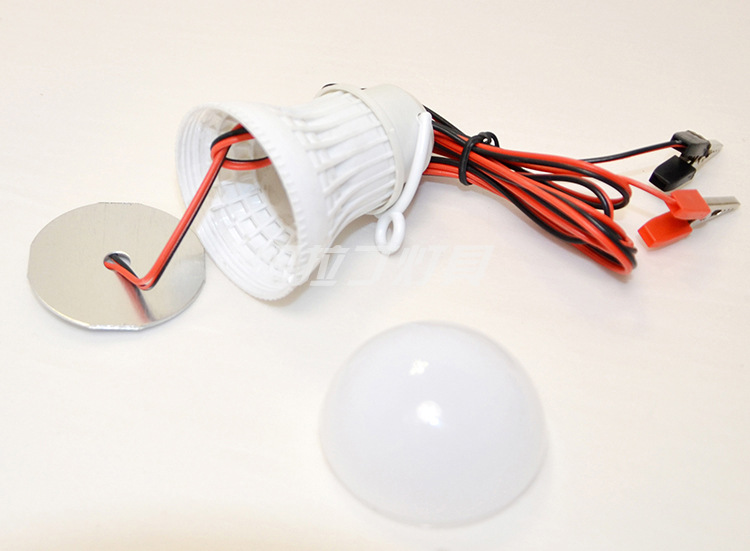 超亮12伏12vled灯泡低压12v伏led电瓶灯超亮dc直流夜市摆地摊灯