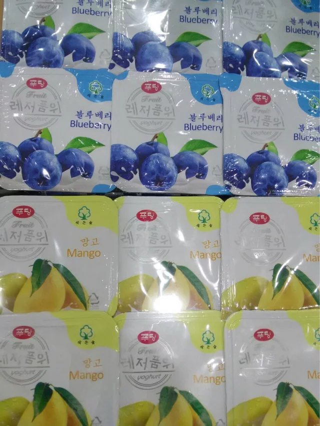 韩国 果之味果味酸奶 多口味风味酸奶100克*6 批发草莓哈密瓜