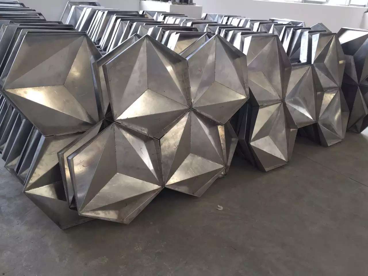 门头凹凸造型铝单板幕墙 焊接铝单板