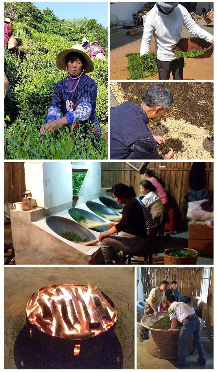 安徽黄山毛峰绿茶新茶明前雨前手工采摘优质茶叶500g简易礼盒罐装