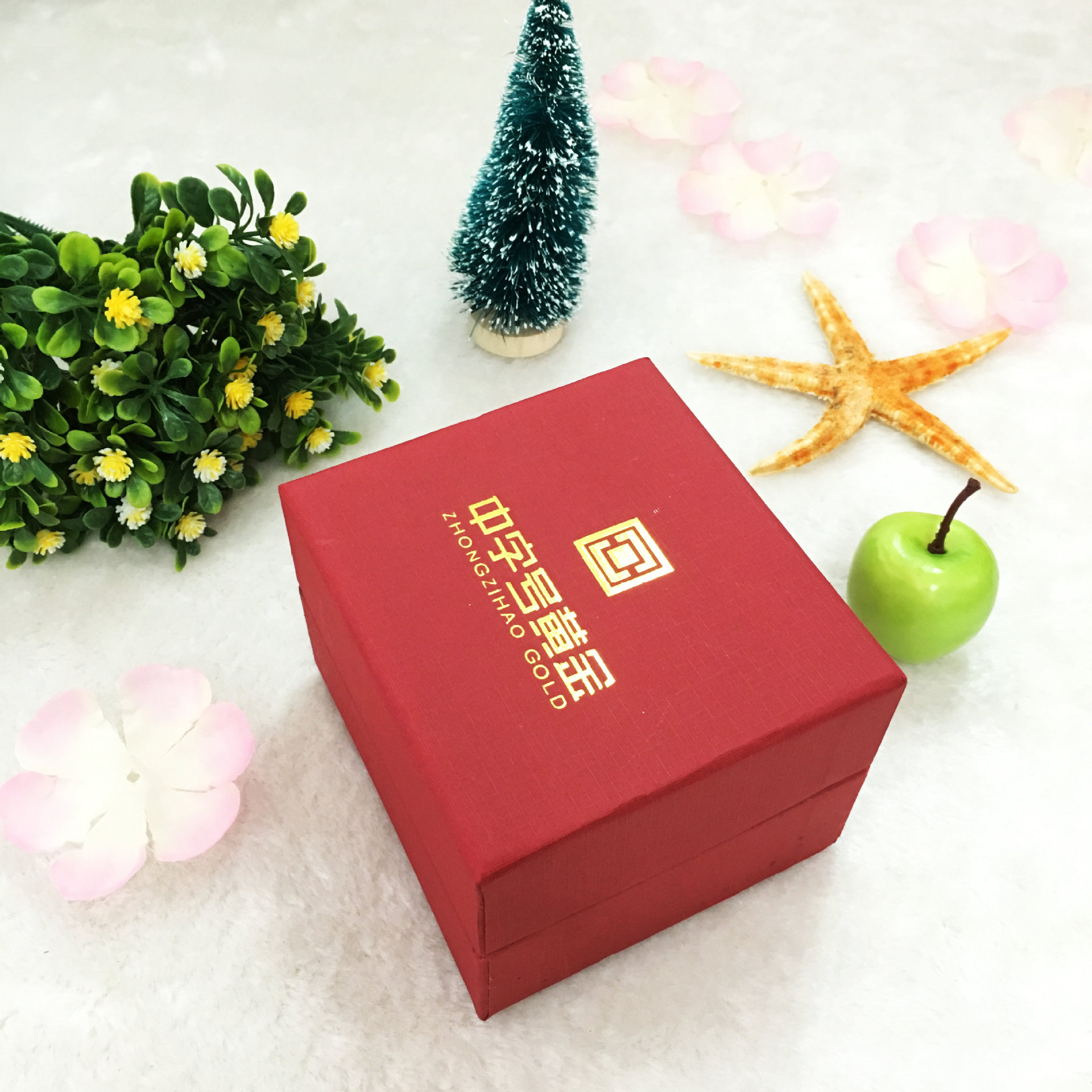 厂家定做中国黄金手镯盒 黄金精品首饰盒 珠宝首饰礼品盒