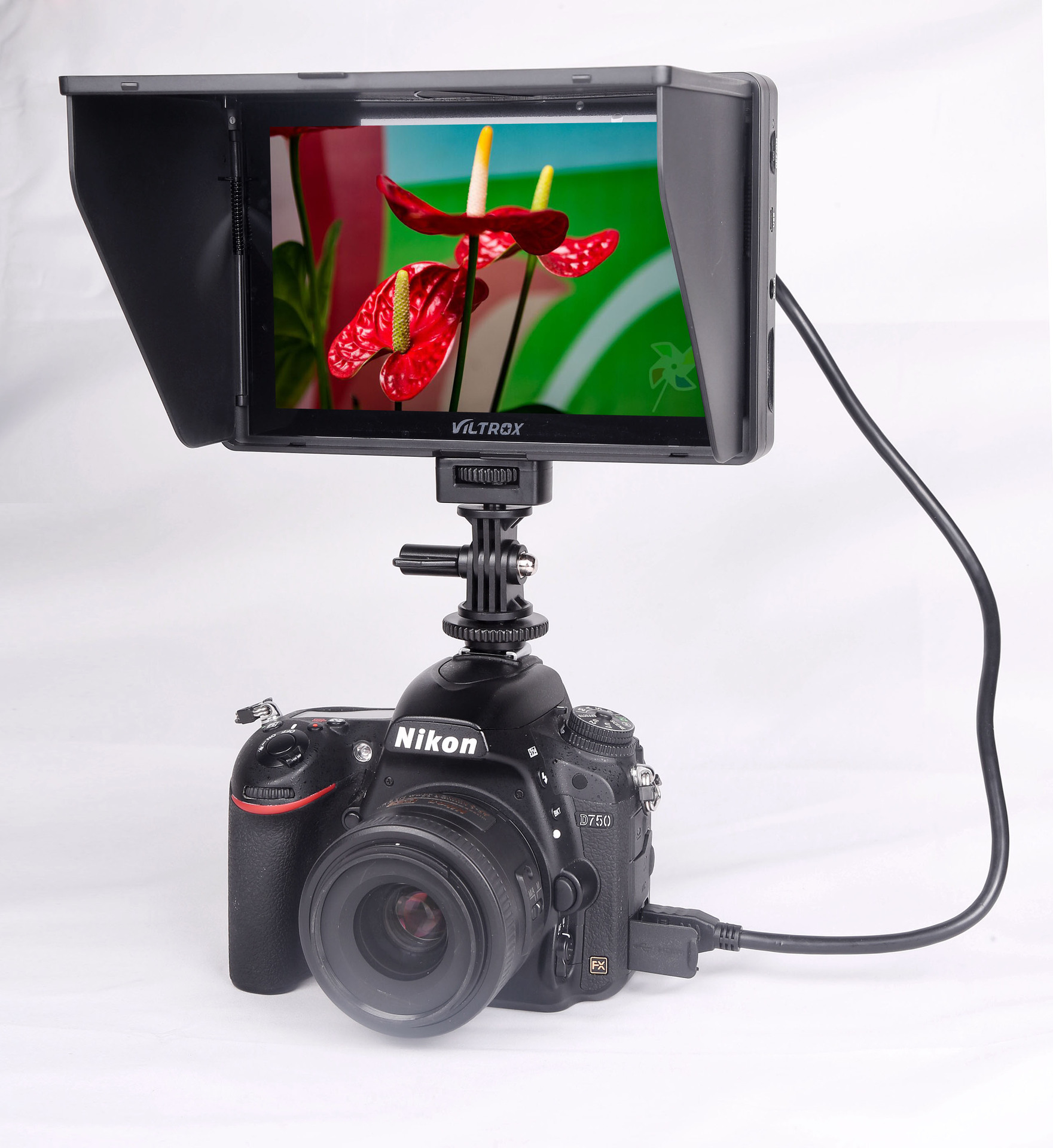 唯卓仕viltrox厂家批发dc70hd单反相机4k导演监视器7寸视频