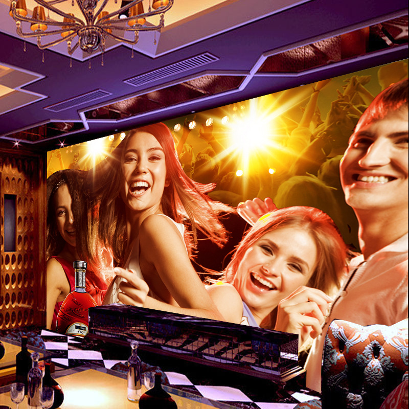 3dktv壁纸壁画酒吧墙布夜总会夜店性感美女娱乐场所包厢吊顶墙纸