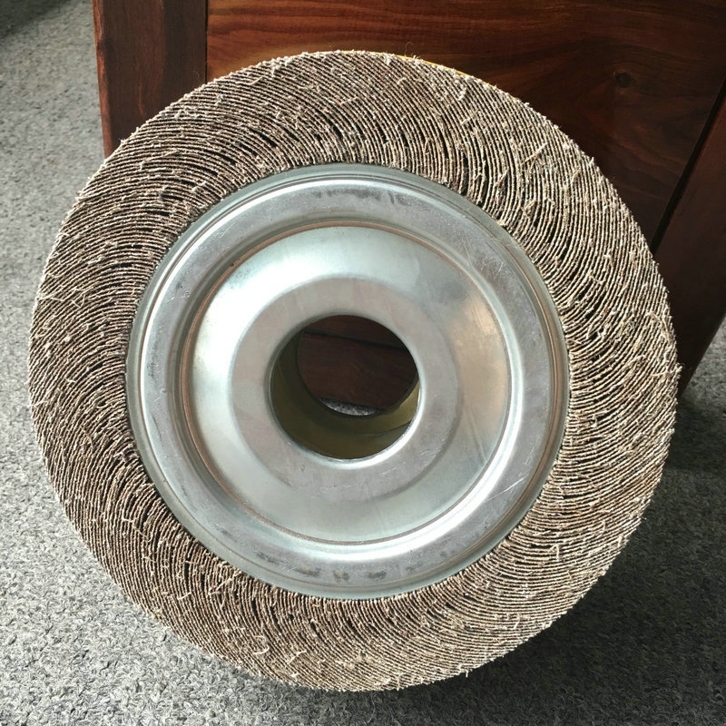 抛光打磨千叶轮砂布轮抛光片卡盘叶轮250*30(40)32厂家直销