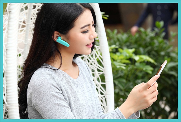 乐迈/roman r539立体声蓝牙耳机遥控自拍一拖二通用无线音乐耳机