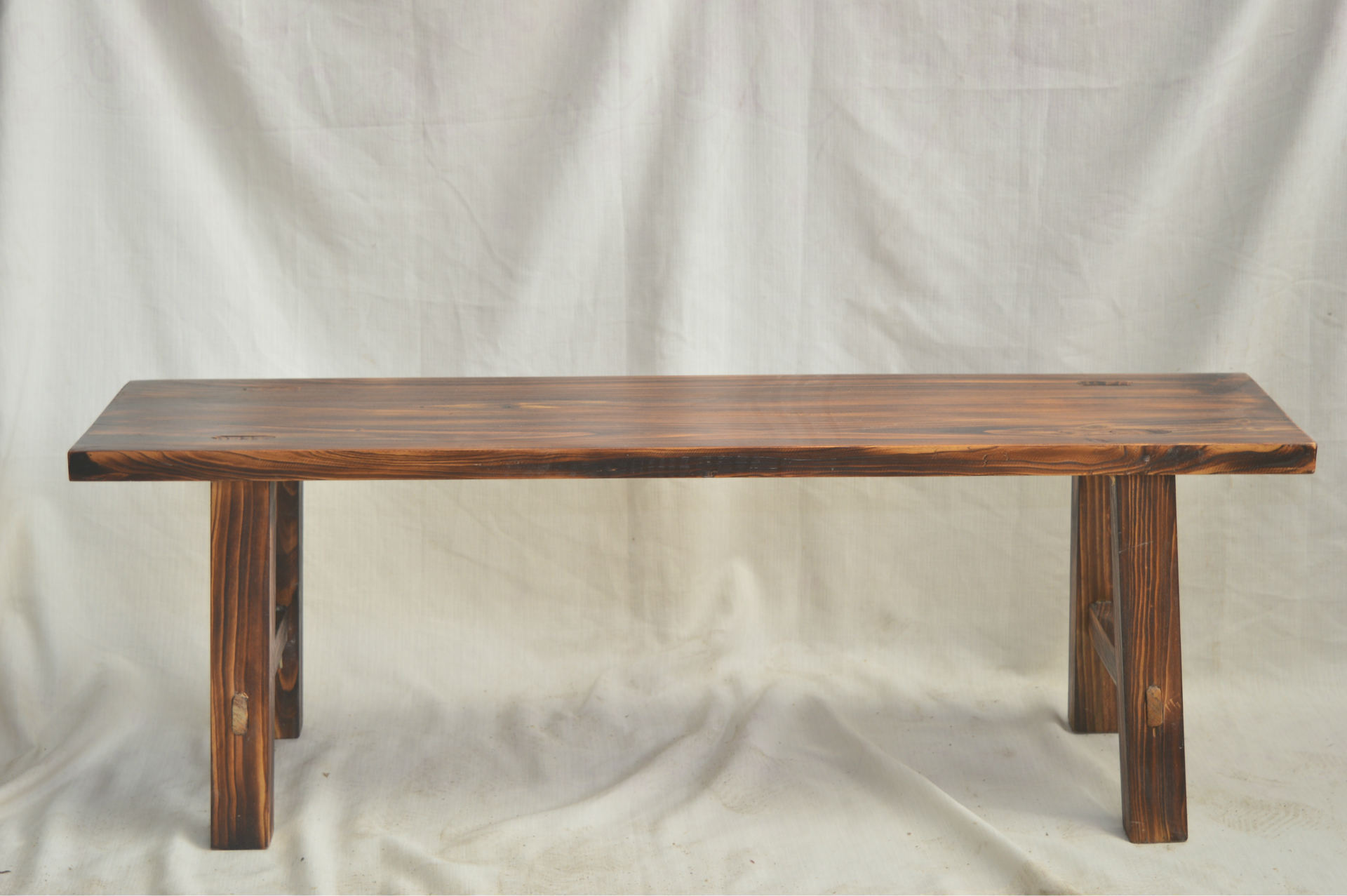 厂家直销实木长条凳 仿古做旧条凳 火锅凳 松木凳子 练功凳.