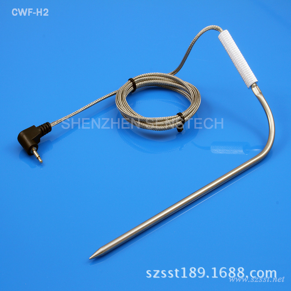 bbq烤肉专用带耳机插头不锈钢食品探针 专业制造 可定制