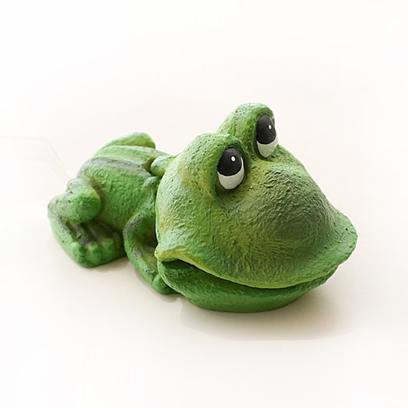 水族箱造景 青蛙吐泡石 鱼缸造景装饰氧气泵出气石可爱摆件