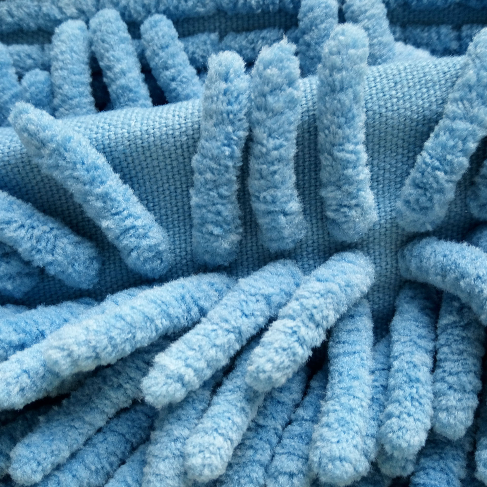 现货小批雪尼尔绒布涤锦面料涤锦珊瑚绒清洁绒布