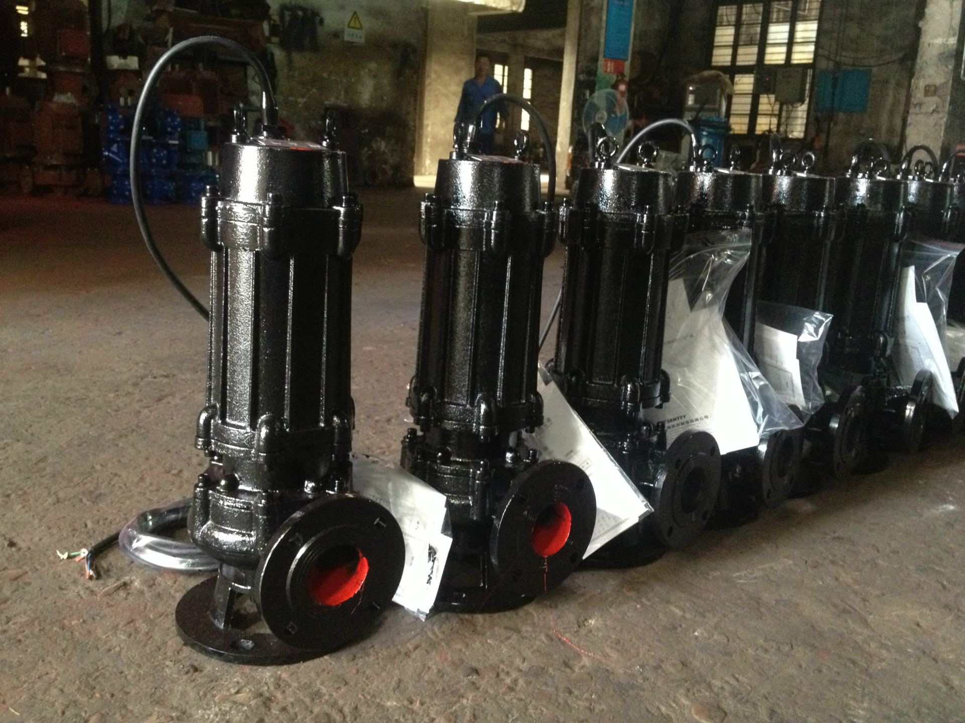 无堵塞液下排污泵 铸铁不阻塞排污泵 电动