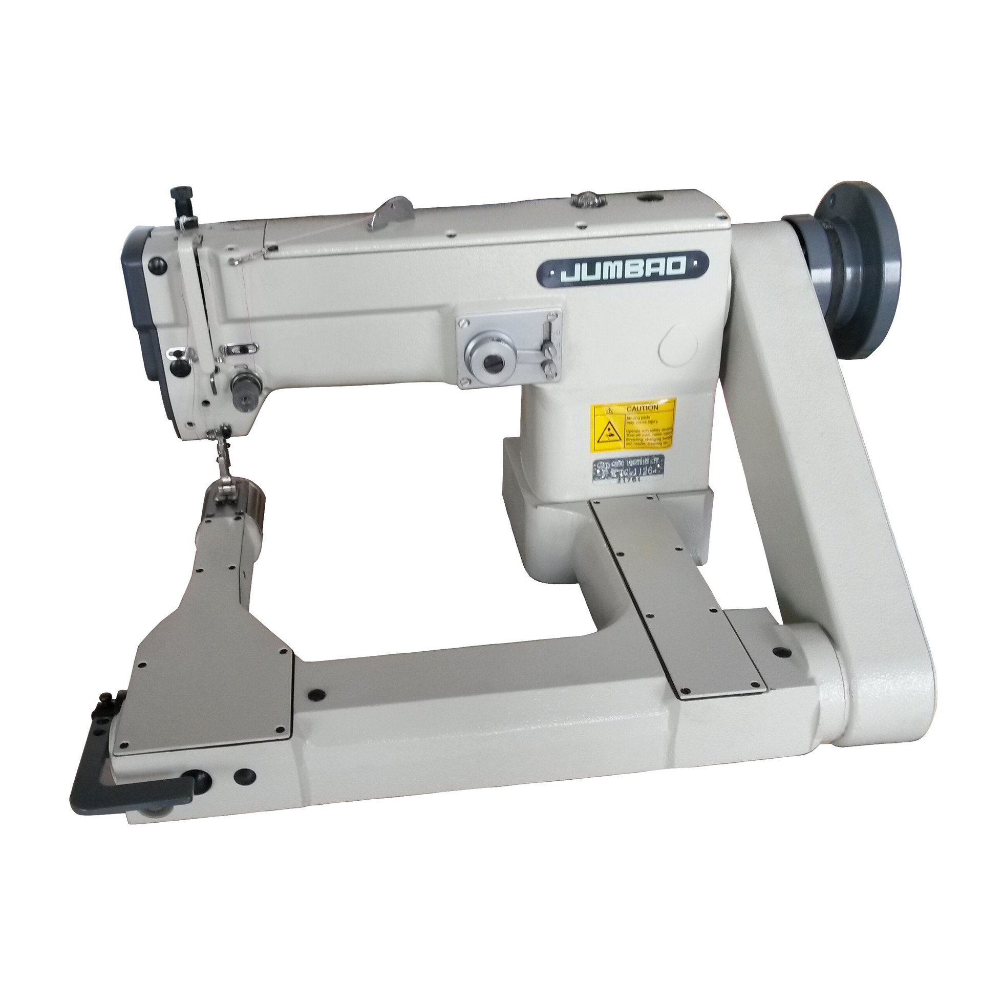 台湾针宝jumbaao1126高速自动供油弯臂型人字车 曲臂缝纫机