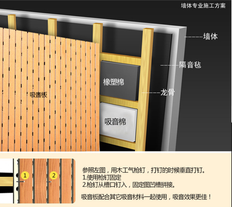 防火陶铝隔音板吸音板a级ktv家庭影院琴房墙面吊顶会议室装饰材料