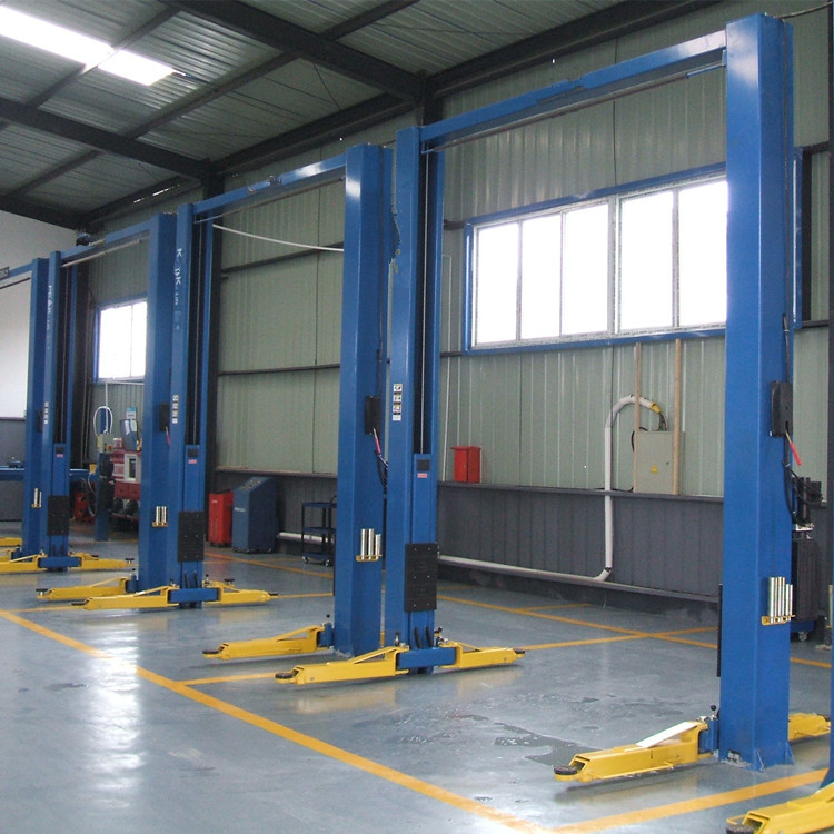 汽车举升机双柱双缸液压举升机龙门升降机四柱升降机3.5t全喷塑