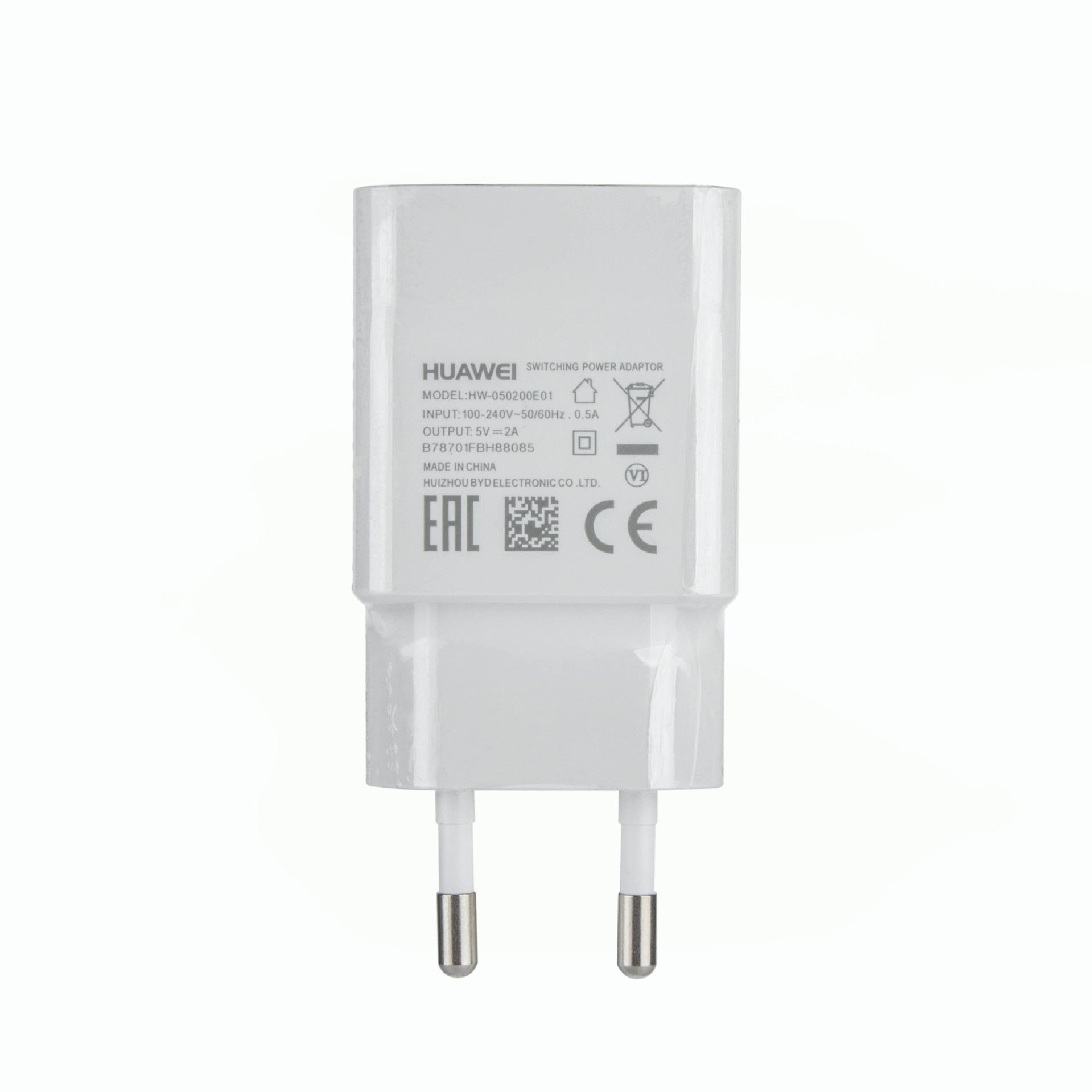 适用于华为p9欧规充电器5v1a圆脚充电器hw-050100e01