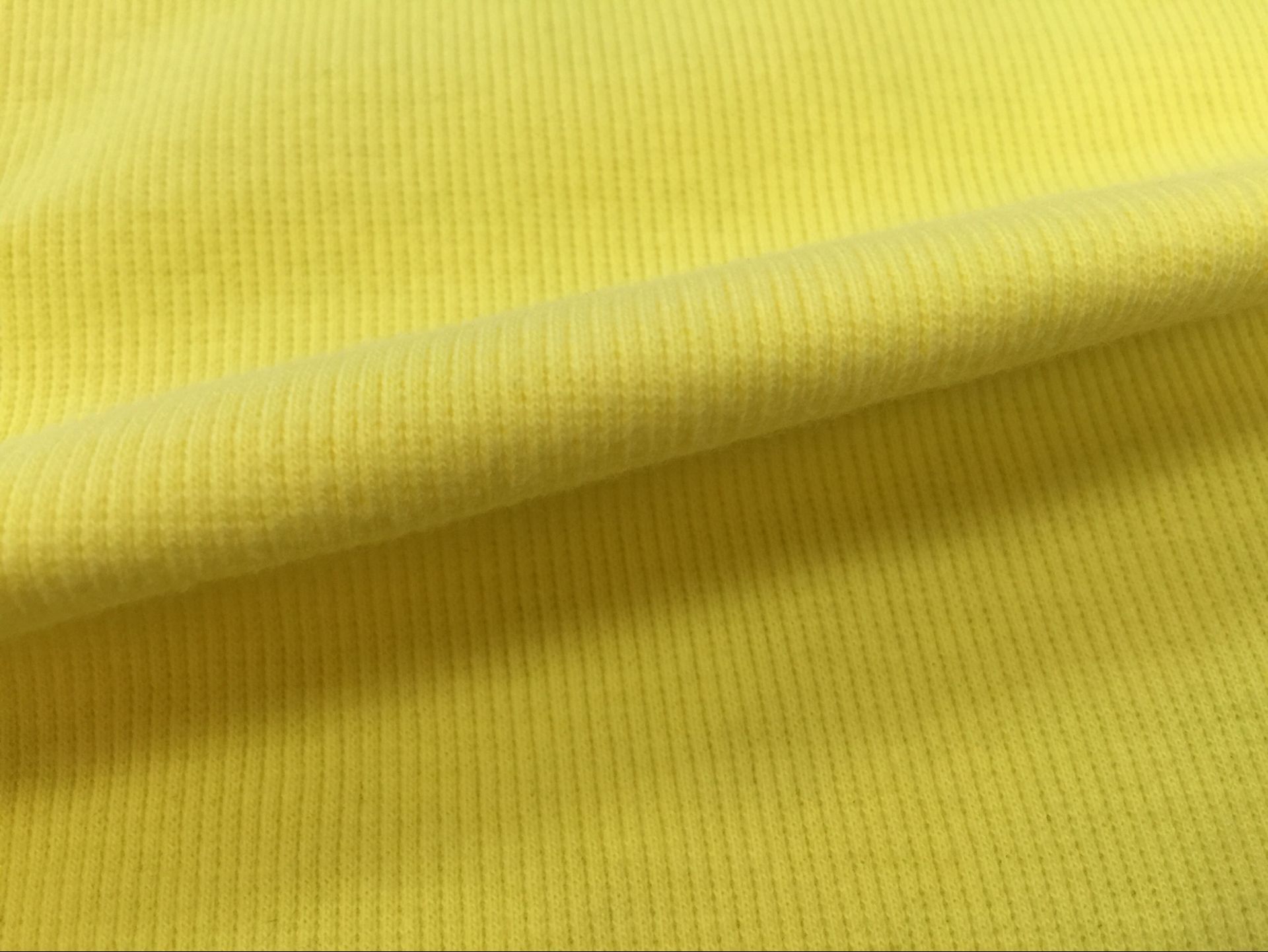 精品2x2cvc罗纹拉架面料 女装纬编针