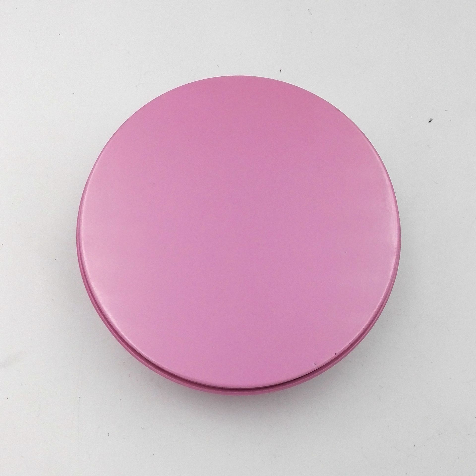 热销商品 浪漫婚礼粉色大号圆形喜糖盒 马口铁收纳盒