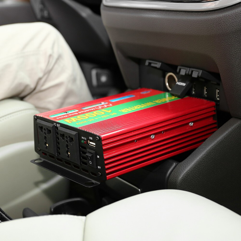 1000w逆变器功率车载家用升压器 12v电源转换器 汽车逆变器厂家