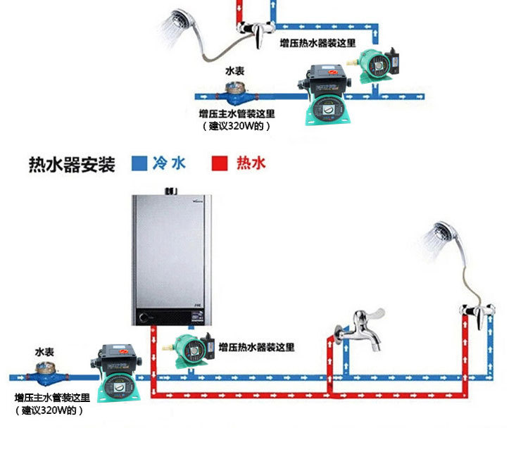 全自动家用不锈钢增压泵 冷热水循环增压泵离心泵 供应 厂家直销