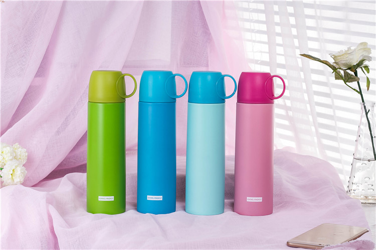 手柄杯盖不锈钢子弹头保温杯500ml