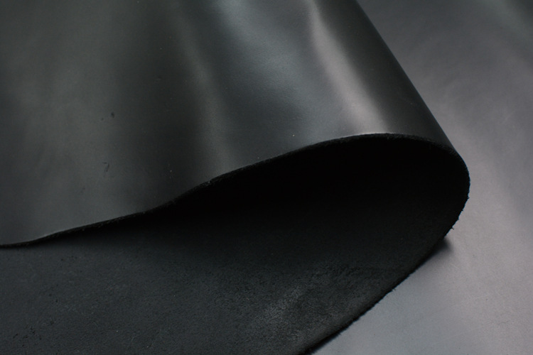 黑色油皮 头层牛皮亮面哑光腊感效果 手工