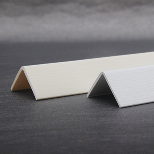 pvc墙护角条 免打孔贴包边保护条阳角线 安全环保塑料压花直角条